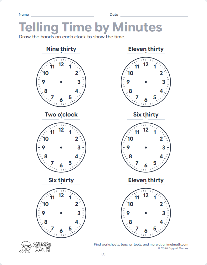 Words to Clock - Minutes preview
